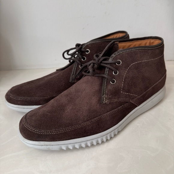 Marc Joseph New York Bridgeport Brown Suede Chukka Sneaker 9.5 main image 12